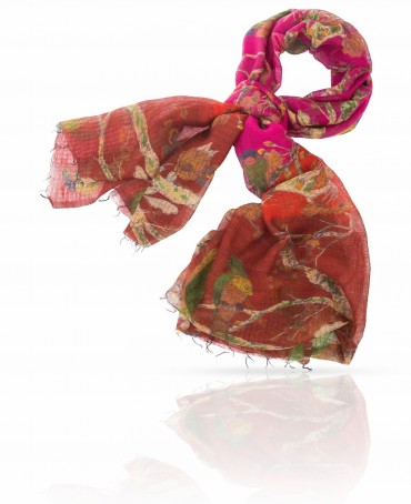 Палантин Женский SW-BIRD.LONGTAIL/FUCH